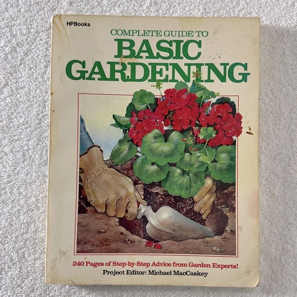 5/$35 Vintage Complete Guide To Basic  Gardening